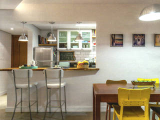 Cozinha Verde, Red Studio Red Studio Salas de jantar modernas
