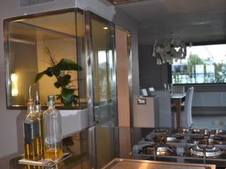 attico Roma, arclinearoma arclinearoma Modern kitchen