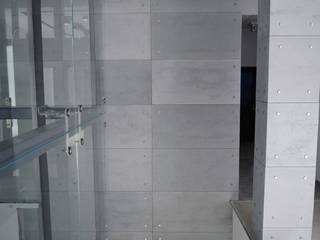 Architectural concrete slabs for modern and industrial interior, Luxum Luxum Pasillos, vestíbulos y escaleras industriales