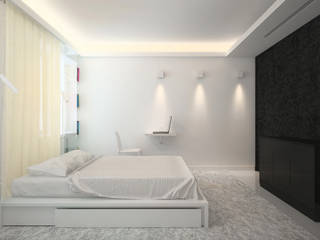 Квартира в ЖК Московский, Dmitriy Khanin Dmitriy Khanin Minimalist bedroom