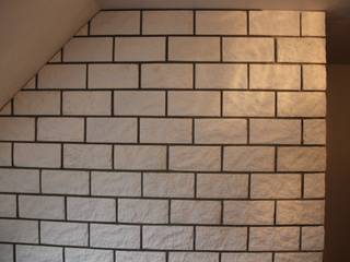 Riemchen Cäsar, Rimini Baustoffe GmbH Rimini Baustoffe GmbH 地中海スタイル 玄関&廊下&階段