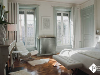 Look Total White, Carole Montias-Studio Carole Montias-Studio Camera da letto in stile classico