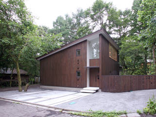 木立に佇む家, 設計事務所アーキプレイス 設計事務所アーキプレイス Scandinavian style houses
