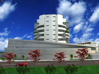 TORRE SOTAVENTO, ARQUITECTO - JESUS A. MARTINEZ LARA ARQUITECTO - JESUS A. MARTINEZ LARA مكتب عمل أو دراسة