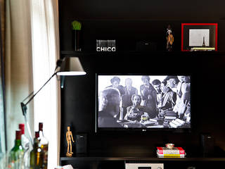 Apto - Agronômica, tcarvalho tcarvalho Living roomTV stands & cabinets