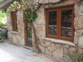 homify Rustic style windows & doors Windows