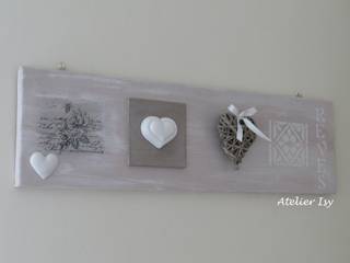 Pannello decorativo in legno stile shabby chic Atelier Isy Casa rurale Accessori & Decorazioni