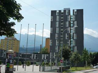 Olympisches Dorf, Innsbruck, Spiegel Fassadenbau Spiegel Fassadenbau Moderne Häuser