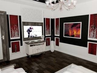 Спальня молодожёнов , Nada-Design Студия дизайна. Nada-Design Студия дизайна. Modern Bedroom