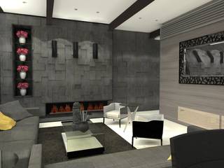 TB1504, Arq. Jacobo Smeke Arq. Jacobo Smeke Modern living room