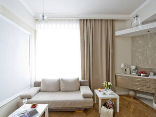KRÓLEWSKI EKLEKTYZM, Pracownia projektowa artMOKO Pracownia projektowa artMOKO Eclectic style living room