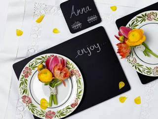 Chalkboard Placemats Altered Chic Rustic style dining room Accessories & decoration