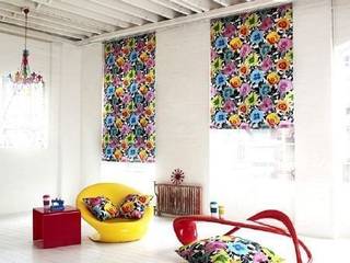 Prestigious Textiles - Diva Fabric Collection, Curtains Made Simple Curtains Made Simple Ruang Keluarga Modern