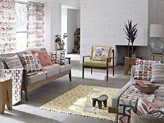 Prestigious Textiles - Accent Fabric Collection, Curtains Made Simple Curtains Made Simple Scandinavian style living room