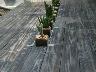 Terraza homify Jardines de estilo industrial Plantas y flores