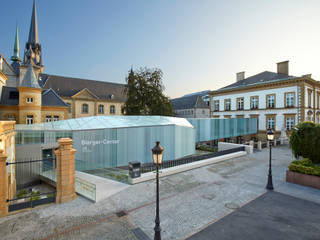 New "Bierger-Center" for the inhabitants of the City of Luxembourg, STEINMETZDEMEYER architectes urbanistes STEINMETZDEMEYER architectes urbanistes مساحات تجارية