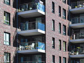 Wohnen an der Hafenkante, Lecke Architekten Lecke Architekten Moderne Häuser