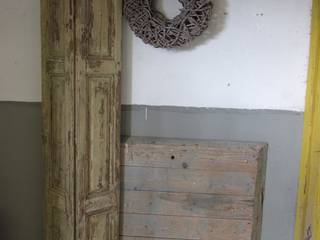 Oude & Brocante houten Luiken, Were Home Were Home Pintu & Jendela Gaya Rustic