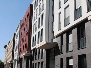 Wohnbebauung "Lindenpark" Oskar-Jäger-Straße, Köln-Lindenthal, Gritzmann Architekten Gritzmann Architekten Minimalistische Wohnzimmer