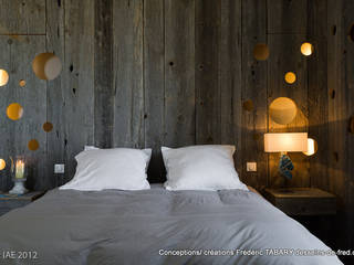 la Bernerie, Frédéric TABARY Frédéric TABARY Phòng ngủ phong cách chiết trung Beds & headboards