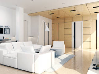 RESIDENCE VILLA INTERIOR / ALMATY, Lenz Architects Lenz Architects Livings modernos: Ideas, imágenes y decoración