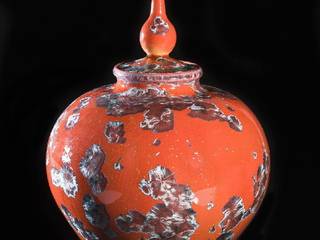 Soliflor/boule, poterie du scorpion poterie du scorpion Soggiorno eclettico