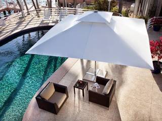 ​sillas de la piscina, Akbrella Şemsiye San. ve Tic. A.Ş Akbrella Şemsiye San. ve Tic. A.Ş Jardines de estilo tropical
