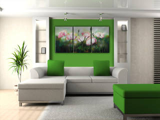 Quadri fiori: Belli e Moderni con un stile Unico, BIMAGO.it BIMAGO.it Modern living room