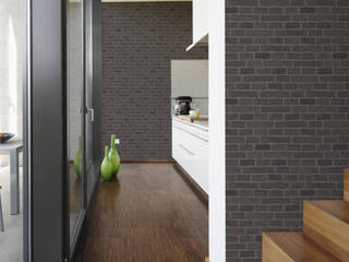 Brick Wallpaper, I Want Wallpaper I Want Wallpaper Moderne muren & vloeren