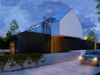 RIVER RESIDENCE, Pracownia projektowa artMOKO Pracownia projektowa artMOKO Casas modernas: Ideas, imágenes y decoración