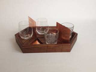 Copper tray, OFFCUT BERLIN OFFCUT BERLIN Modern dining room