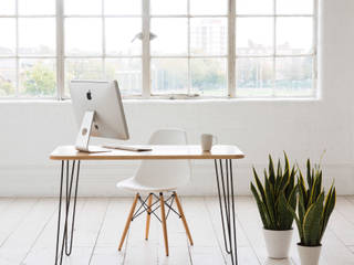 Midcentury Modern Desk, Biggs & Quail Biggs & Quail Phòng học/văn phòng phong cách hiện đại