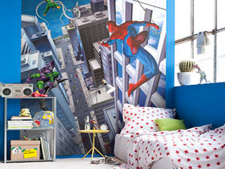 Marvel Super Heroes Murals, Paper Moon Paper Moon Paredes y pisosPapel tapiz