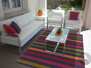 Des tapis pour colorer votre terrasse, ITAO ITAO Modern balcony, veranda & terrace