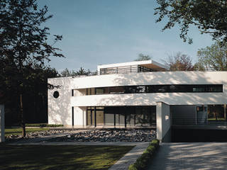Villa B. in Lanaken (Be), Lab32 architecten Lab32 architecten Modern Houses