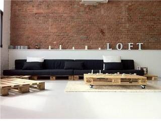 Loft, SMMARQUITECTURA SMMARQUITECTURA Salas de estilo minimalista