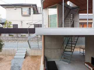 あやめ池の家, 小松一平建築設計事務所 小松一平建築設計事務所 Modern living room