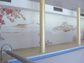 Paysage, Continuum - Sarah Lang Continuum - Sarah Lang Piscine asiatique