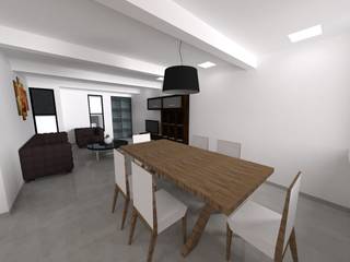 DEPTOS TERRA, WIGO ARQUITECTURA WIGO ARQUITECTURA Modern dining room