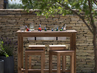 St Mawes Bar Table with Drinks Cooler Garden Trading สวน เฟอร์นิเจอร์