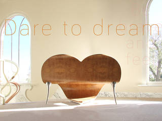 Interieurbank "Heart", Heartseats Heartseats Moderne woonkamers