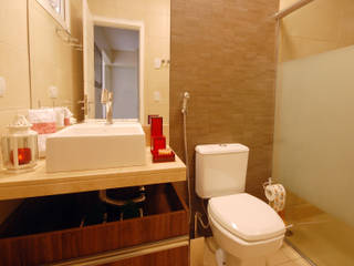 Lavabos e Banheiros, Celia Beatriz Arquitetura Celia Beatriz Arquitetura BathroomBathtubs & showers