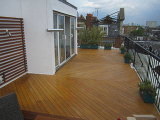 Decking, Greenmans Yard Greenmans Yard Balcones y terrazas modernos