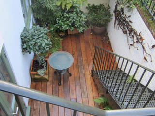 Basement garden, Greenmans Yard Greenmans Yard Rustieke balkons, veranda's en terrassen