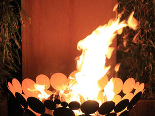 außergewöhnliche Feuerstellen - Schale, Atelier51 Atelier51 Eclectic style garden Fire pits & barbecues