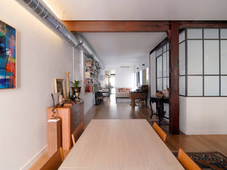 Loft en El Arenal, CM4 Arquitectos CM4 Arquitectos Industrialne domowe biuro i gabinet