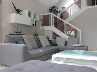 Maison de ville à Strasbourg, Agence ADI-HOME Agence ADI-HOME Modern living room