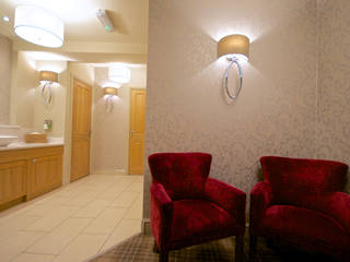 Horsley Lodge & Golf Clube Washroom Refurbishment, Rachel McLane Ltd Rachel McLane Ltd Spazi commerciali