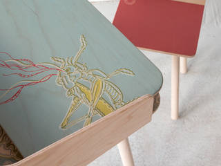 tonton desk&chair, eva craenhals eva craenhals 書房/辦公室