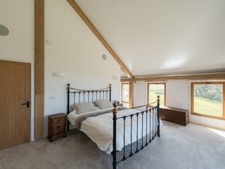 Timber Frame House, A-Zero Architects A-Zero Architects Modern style bedroom